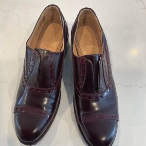 Elegant Burgundy Women's Loafers